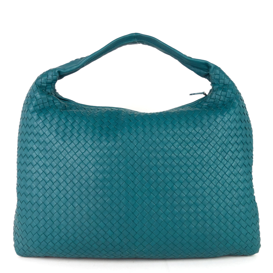 maxi veneta intrecciato nappa leather bag