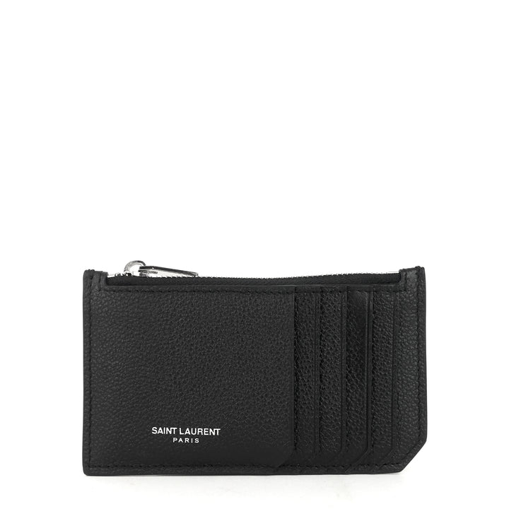 fragments zipped grained calf leather card case