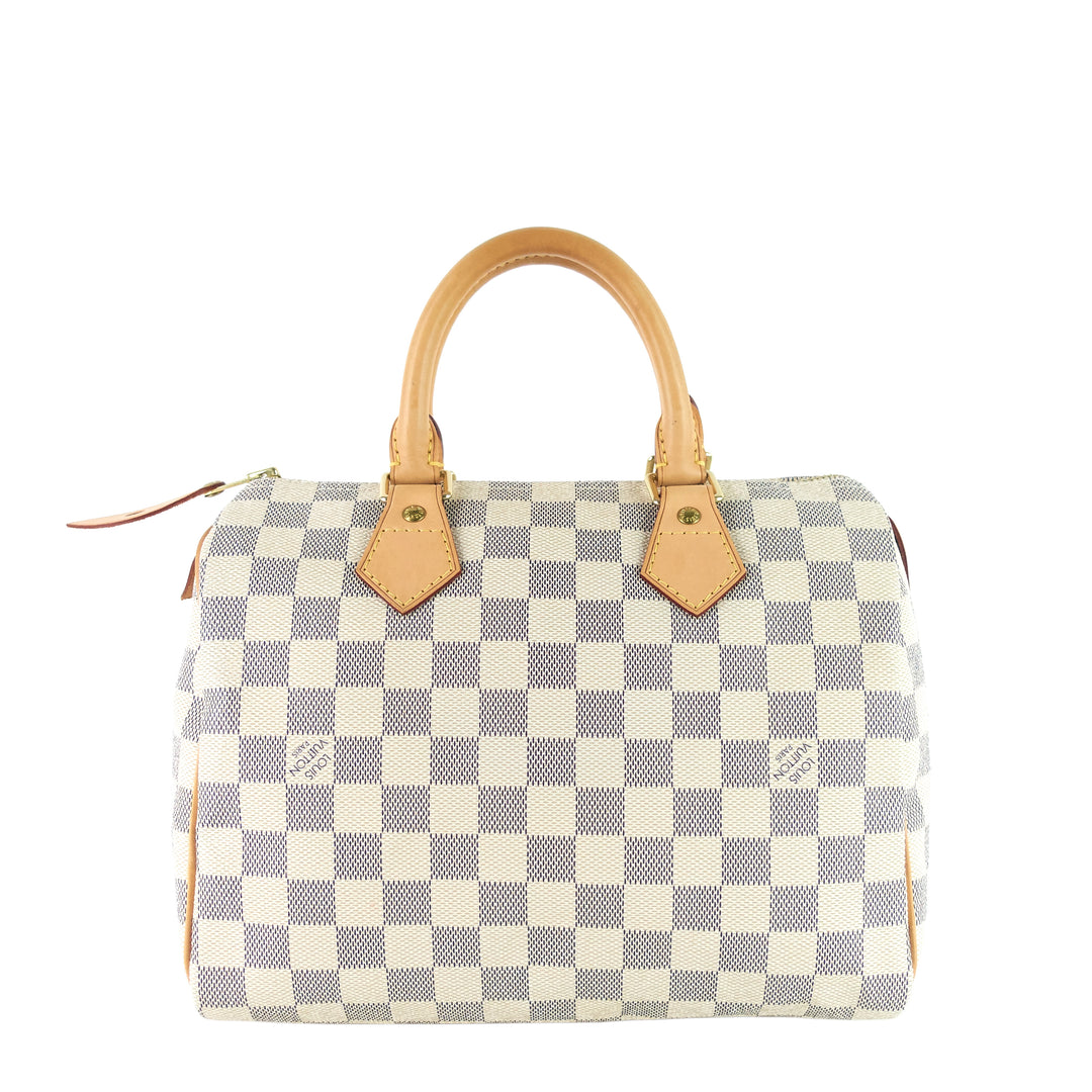 speedy 25 damier azur canvas bag
