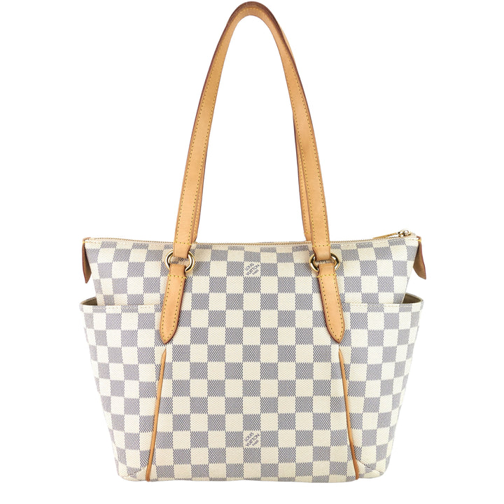 totally pm damier azur canvas bag
