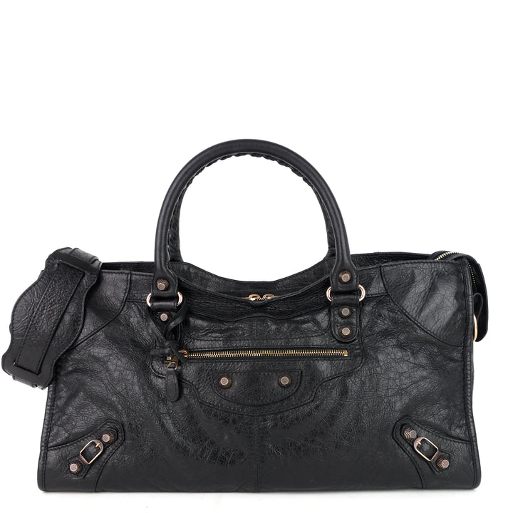 giant part time lambskin leather bag