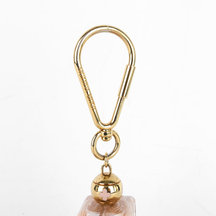 mink fur fluffy bag charm