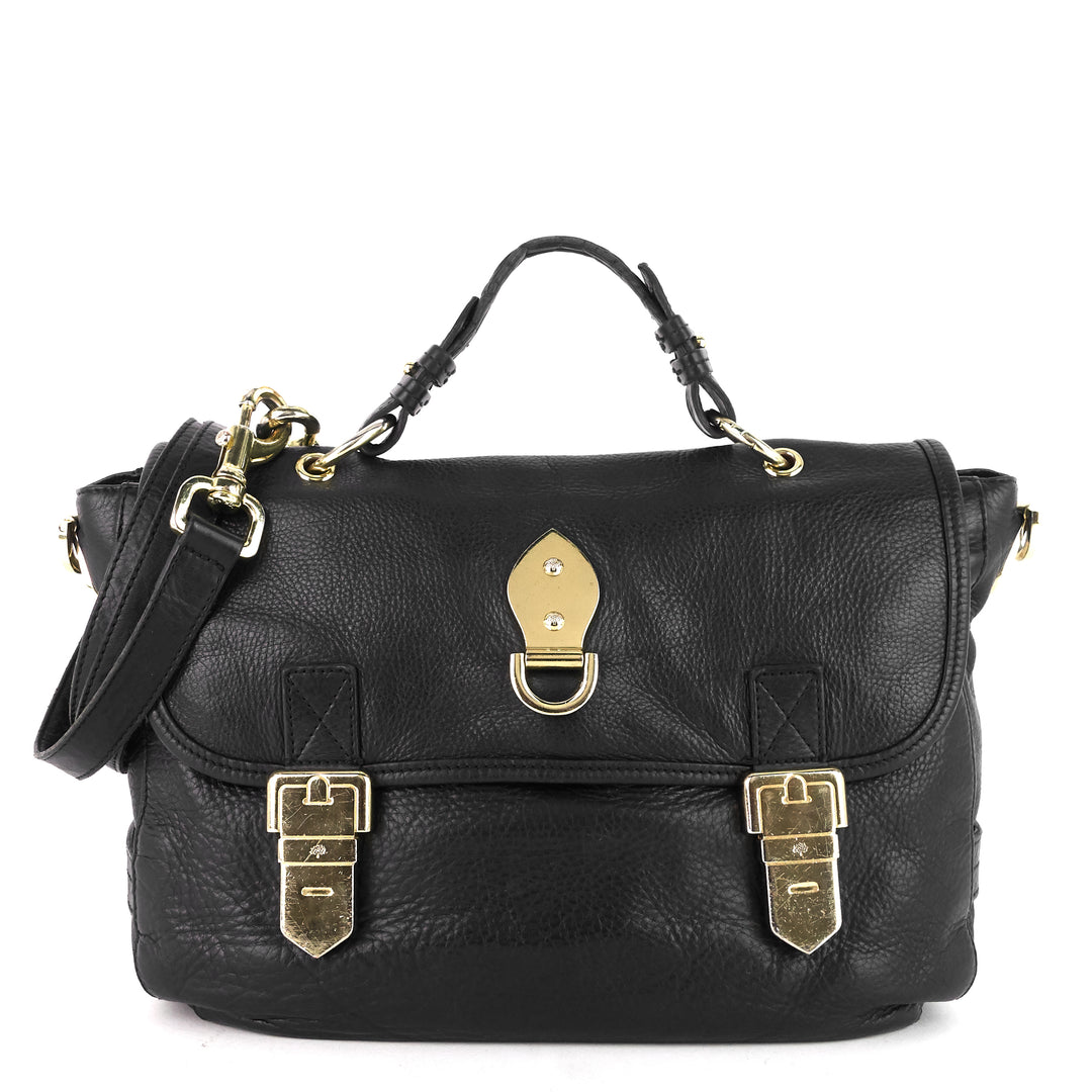 mulberry tillie soft matte leather satchel bag