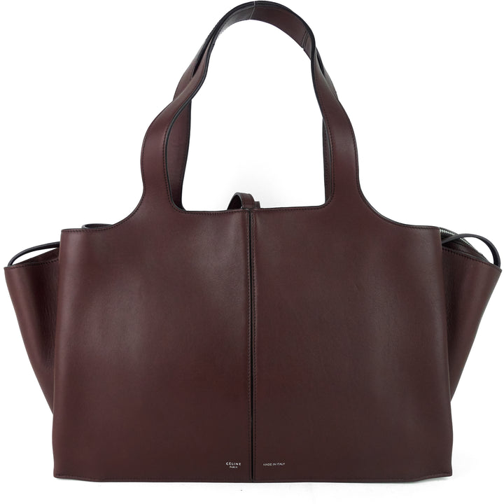 tri-fold medium calf leather bag