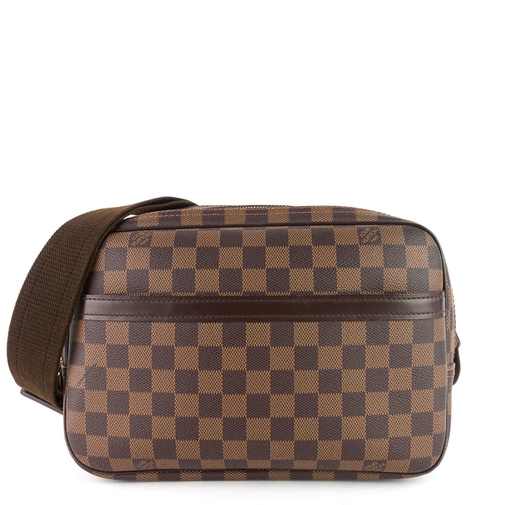 reporter pm damier ebene canvas messenger bag