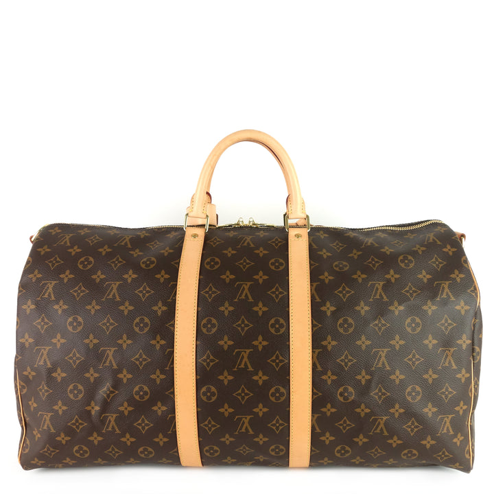 keepall 55 bandoulière monogram canvas bag