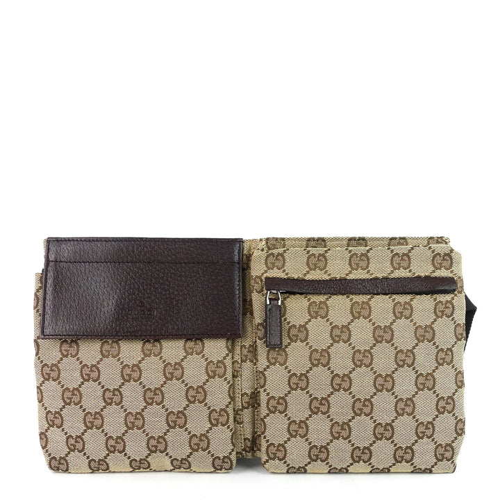 gg canvas waist belt bag