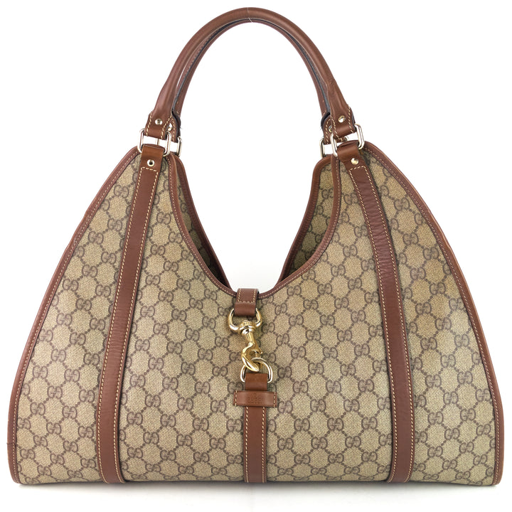 joy large gg coated canvas bag