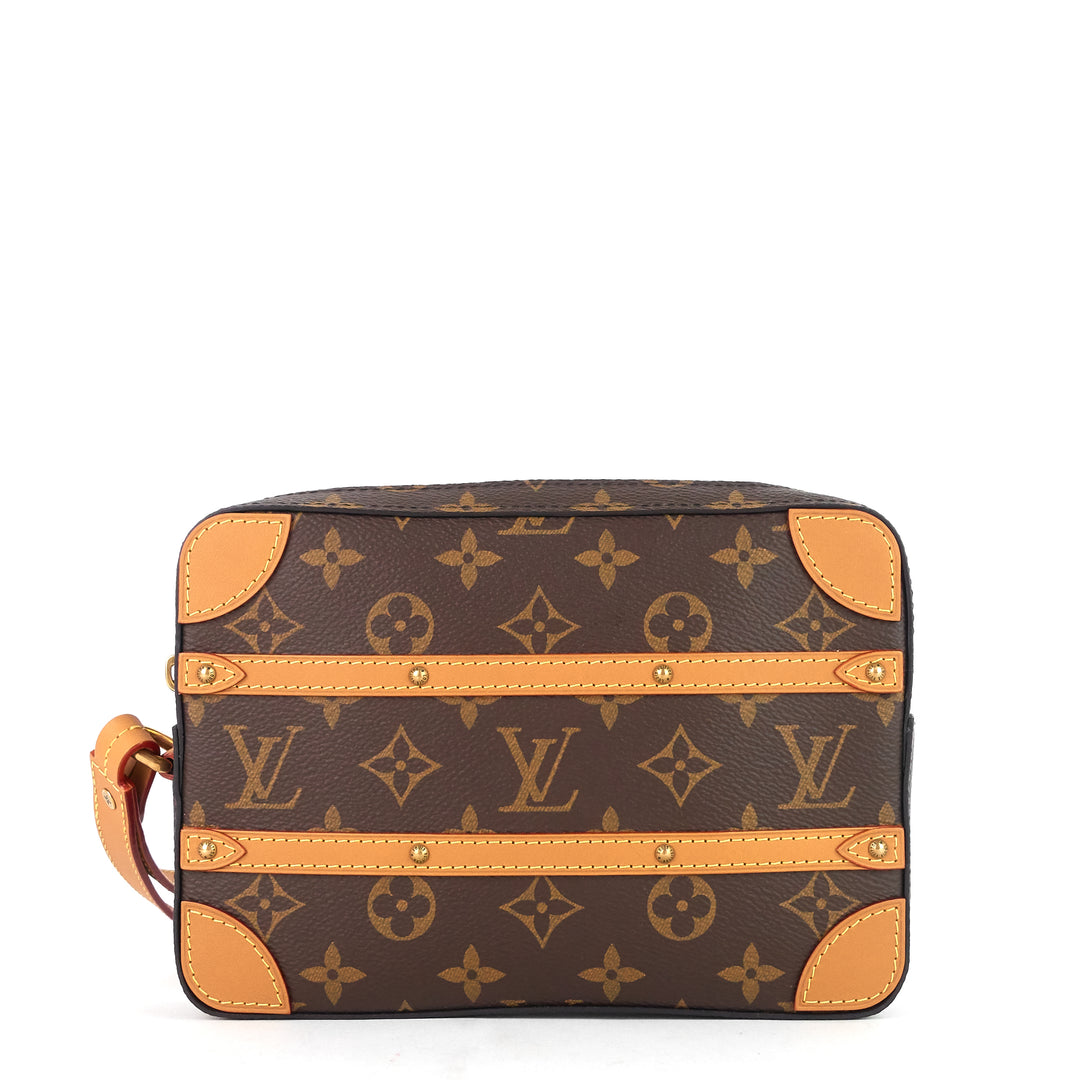 monogram canvas soft trunk pouch bag