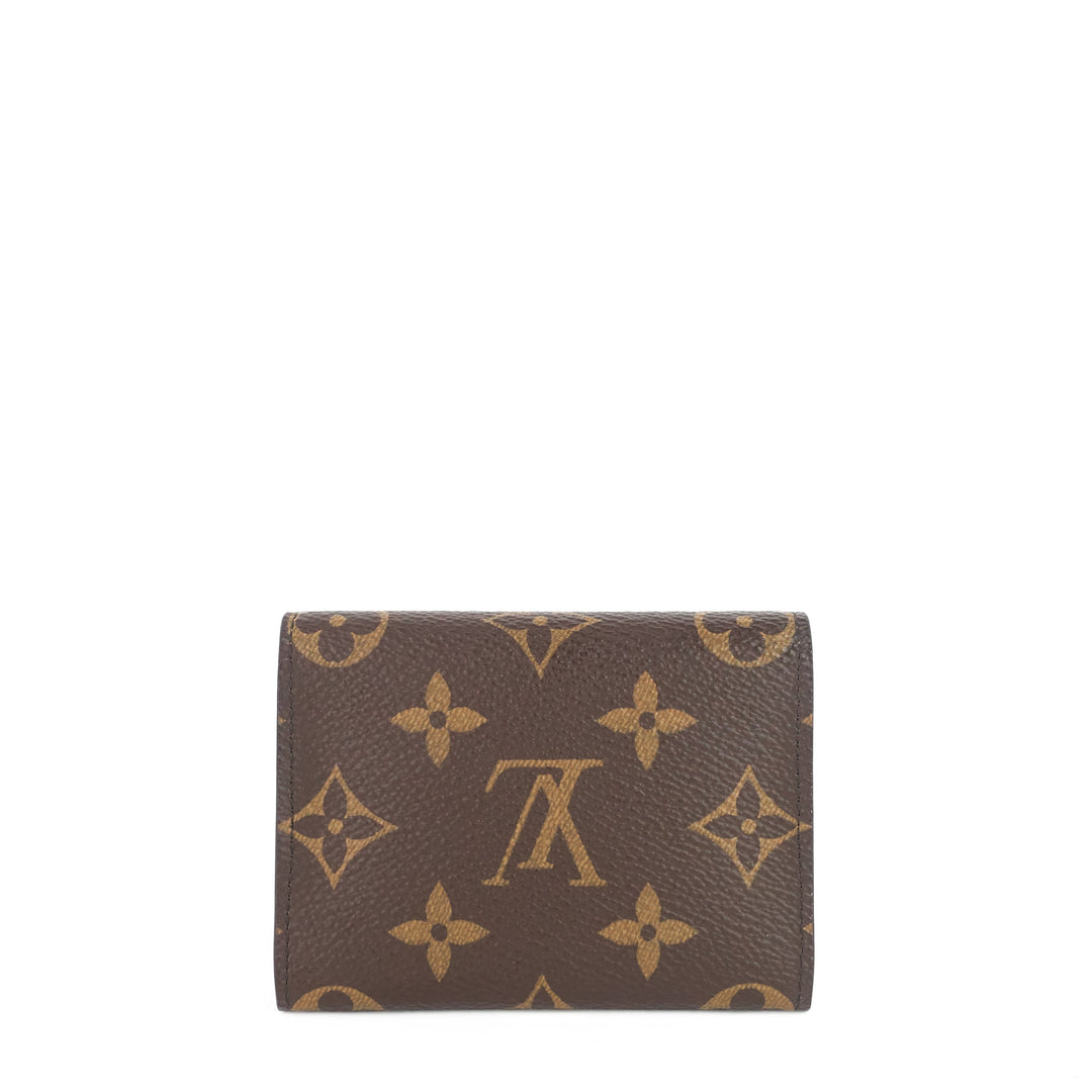 envelope business monogram canvas card holder