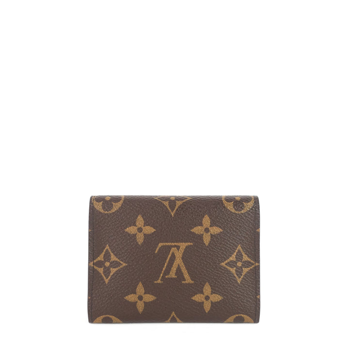 envelope business monogram canvas card holder