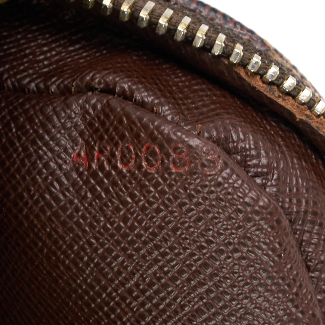 nil 28 damier ebene canvas messenger bag