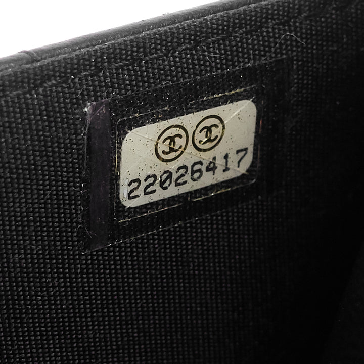 golden class double cc lambskin wallet on chain bag