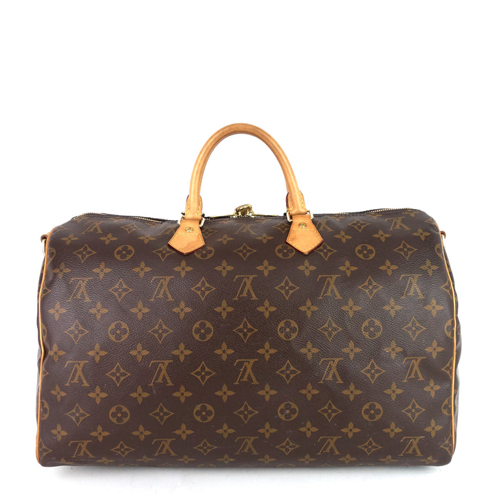 speedy bandoulière 40 monogram canvas bag