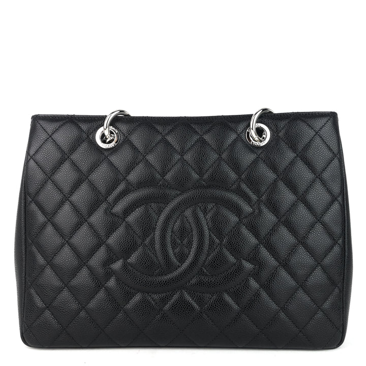 grand shopping tote gst caviar leather bag