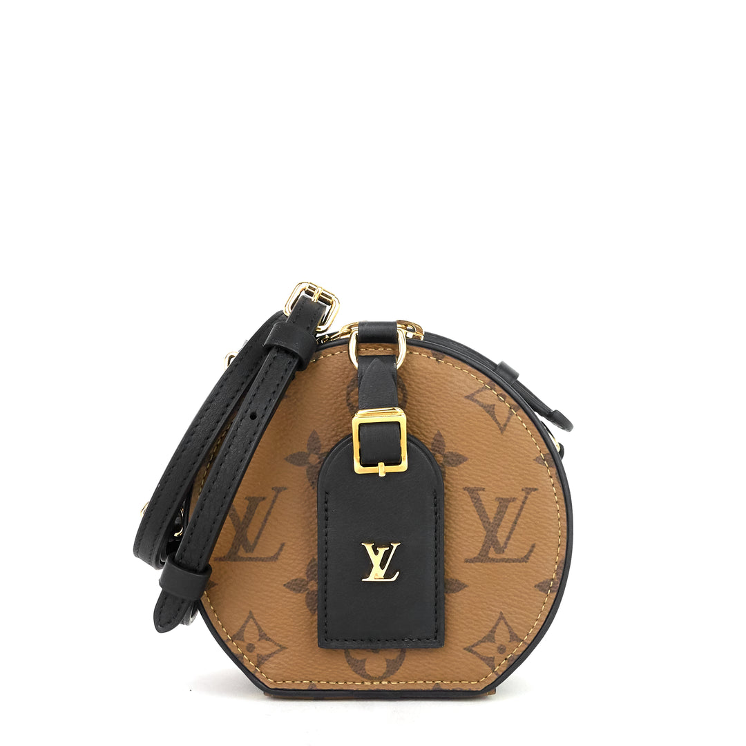 mini boîte chapeau monogram reverse canvas bag