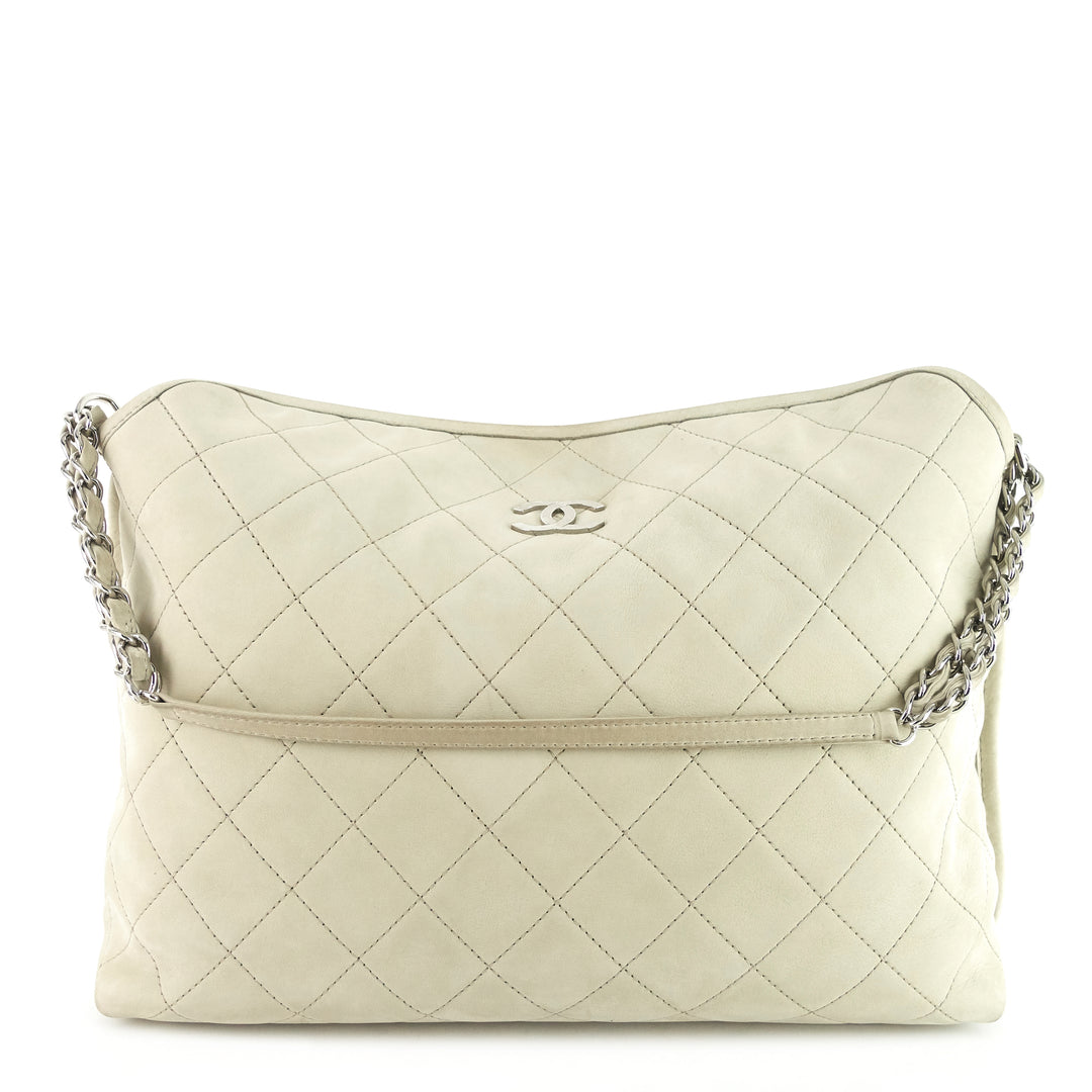 french riviera quilted suede hobo bag