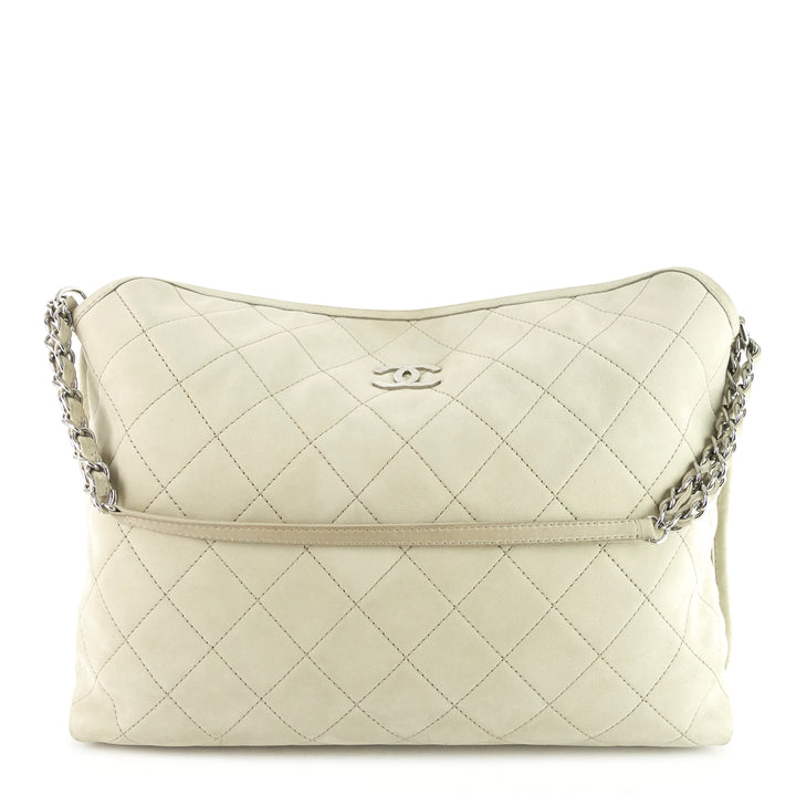 french riviera quilted suede hobo bag