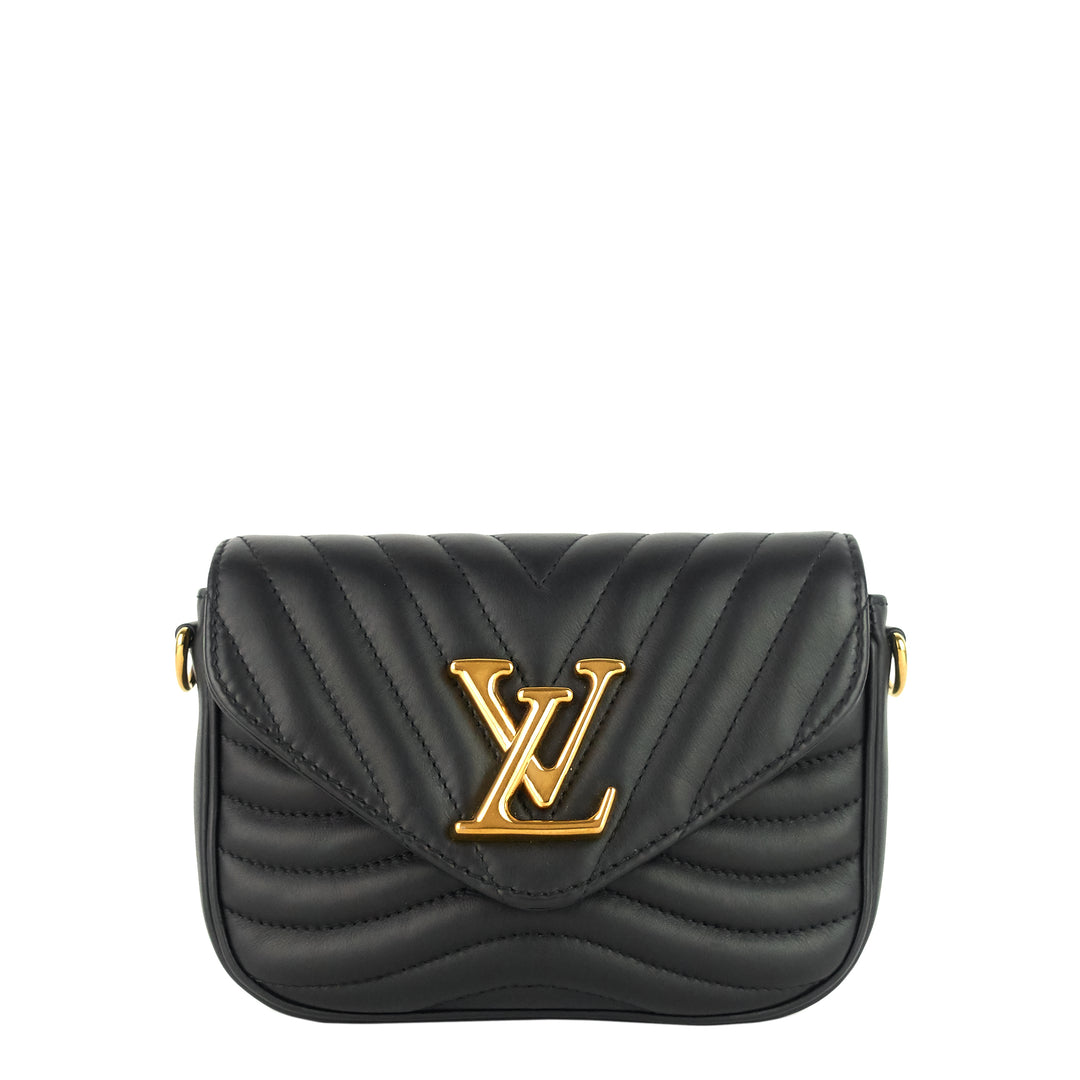 new wave multi-pochette cowhide leather bag