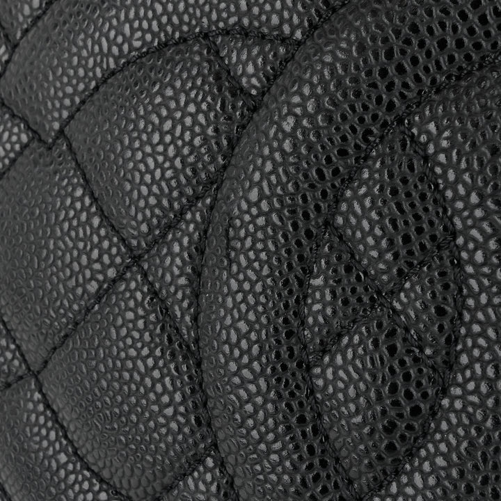 petite shopping tote xl caviar leather bag