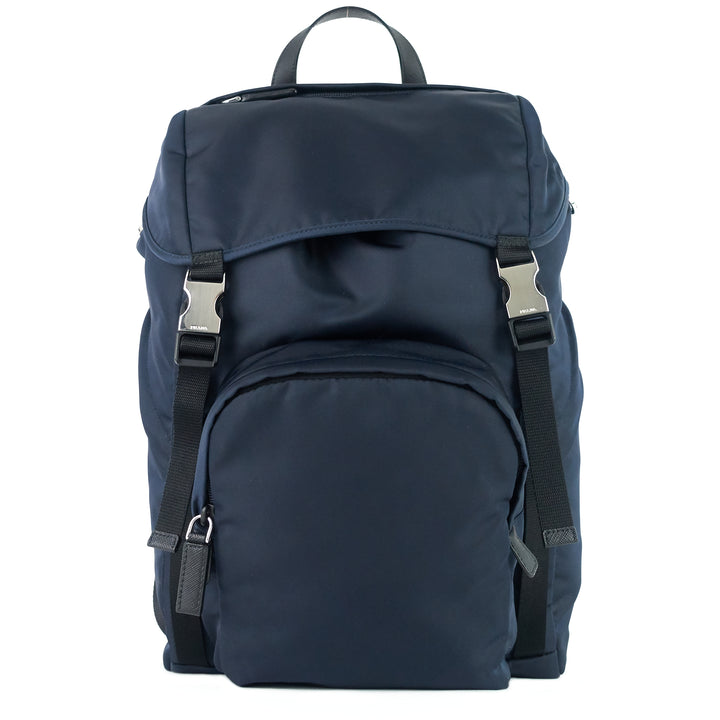 double medium nylon backpack