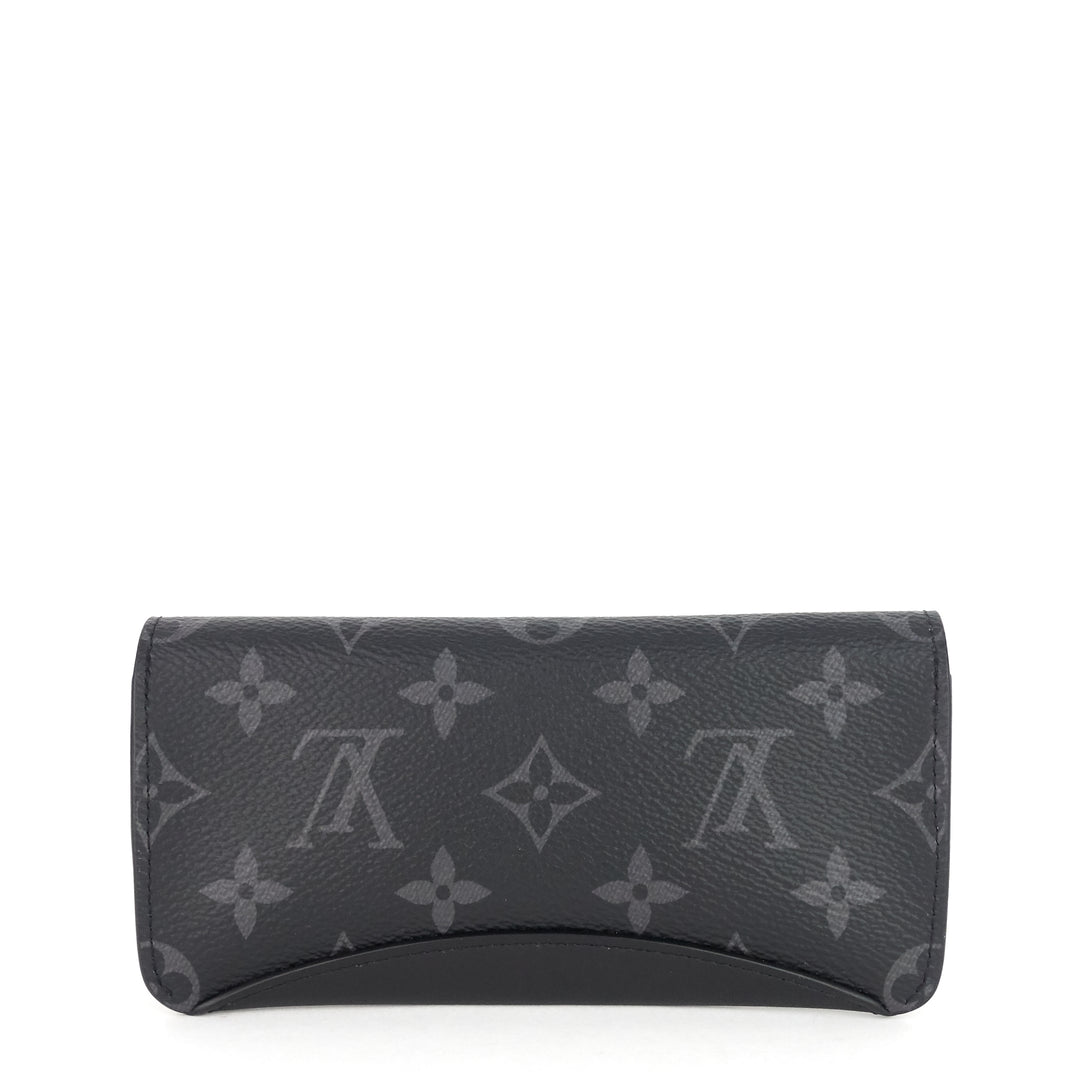woody damier graphite canvas glass case