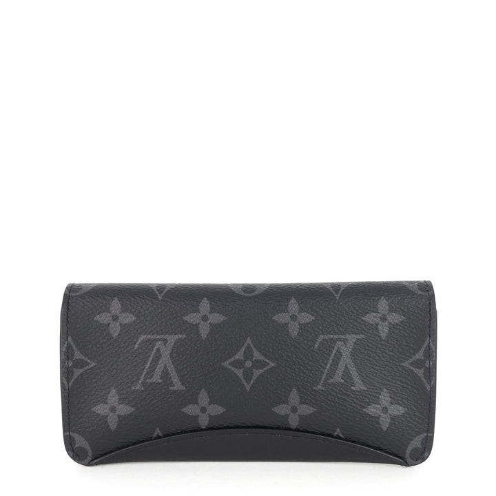 woody damier graphite canvas glass case