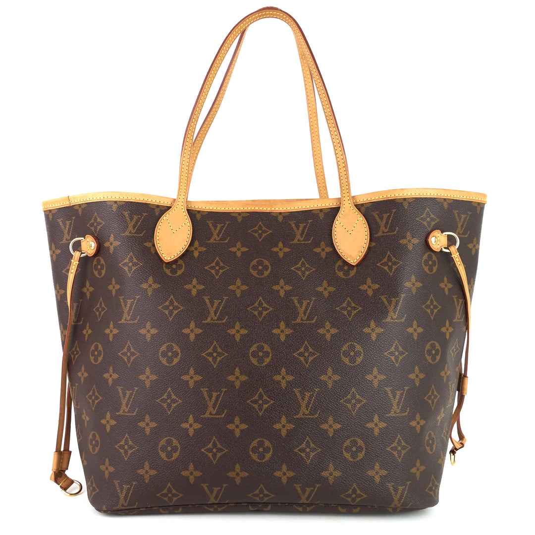 neverfull mm monogram canvas tote bag