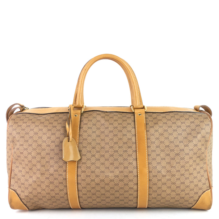 gg coated canvas travel bag