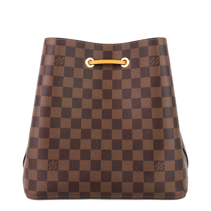 néonoé saffron damier ebene canvas bag