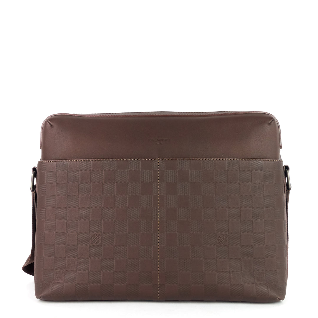 calypso mm damier infini leather bag