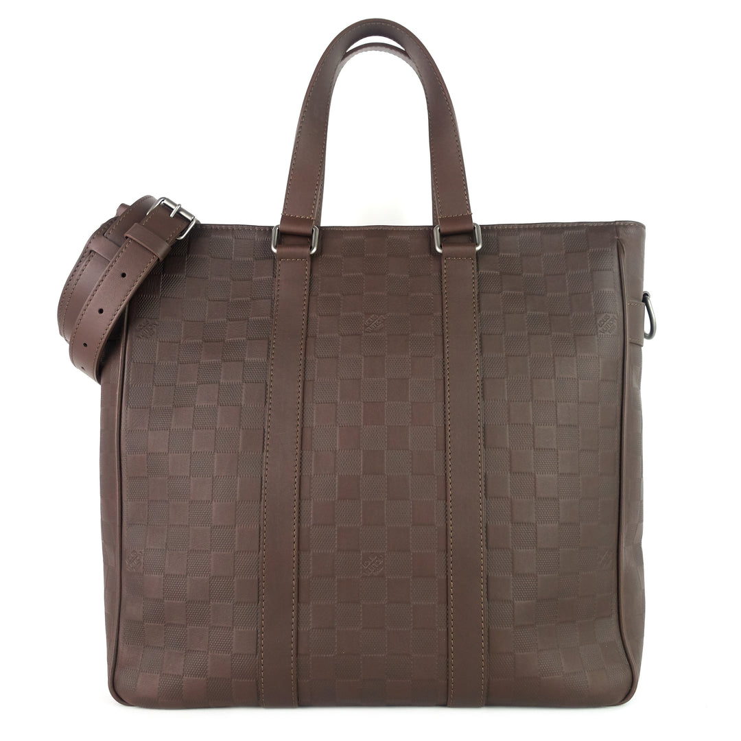 tadao damier infini leather bag