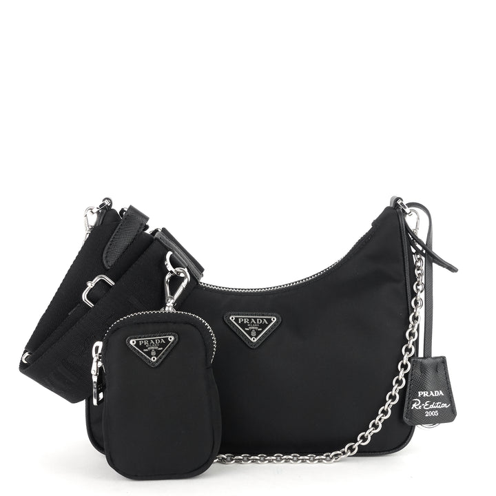 re-edition 2005 tessuto nylon crossbody bag