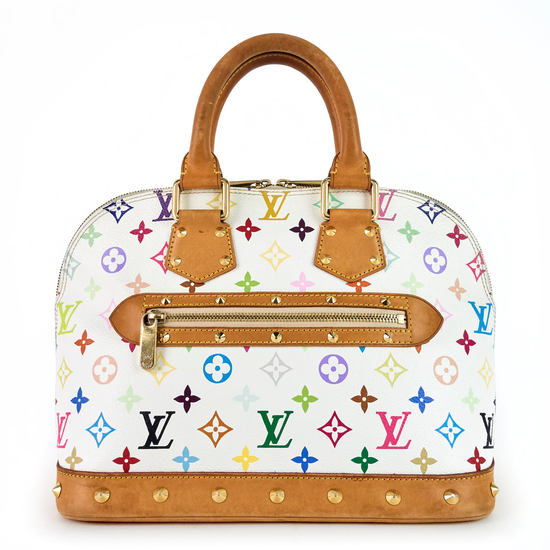 alma monogram multicolore canvas bag