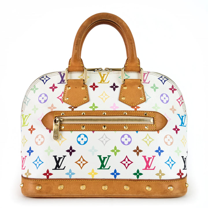alma monogram multicolore canvas bag