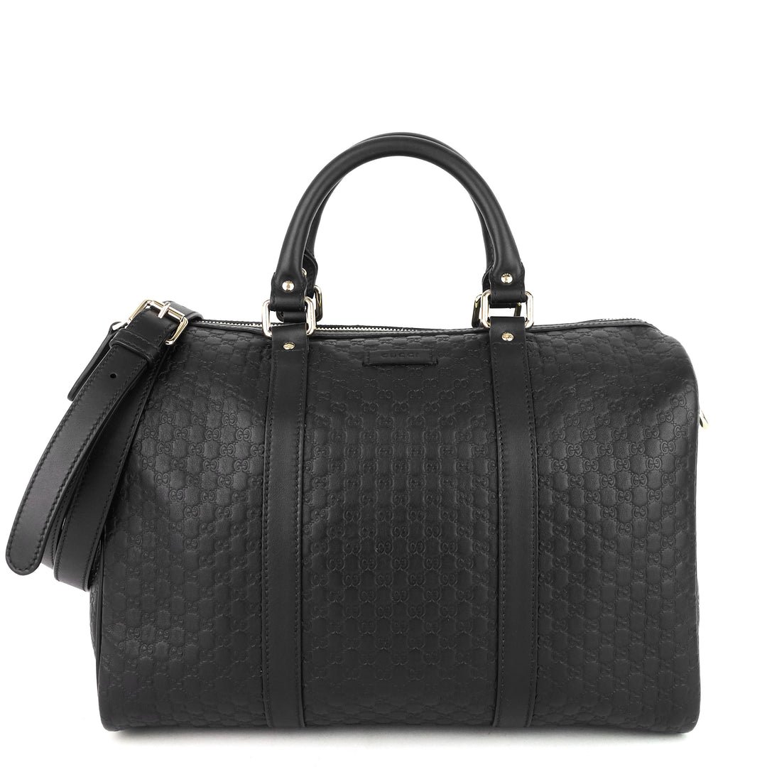 joy medium boston microguccissima leather bag