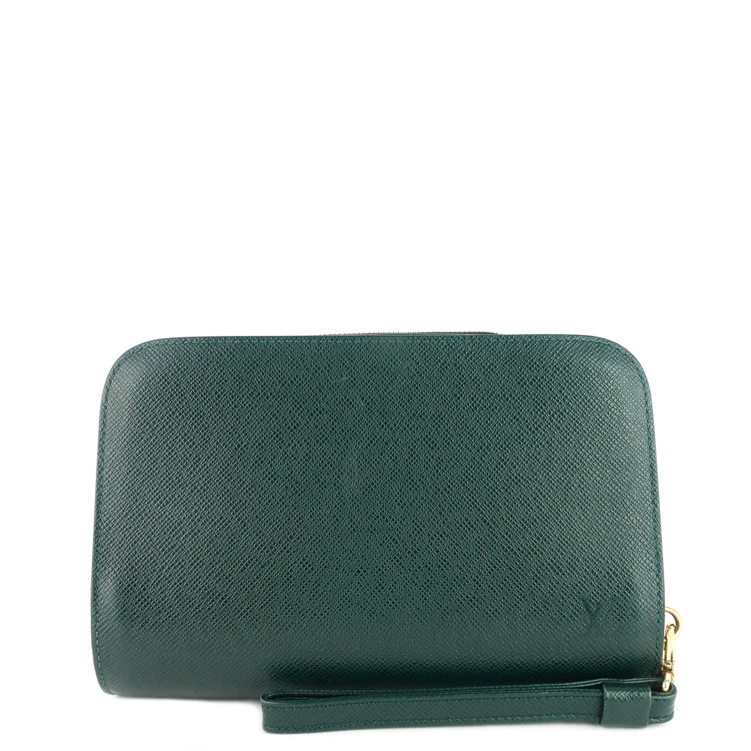 pochette baikal epicea taiga leather bag