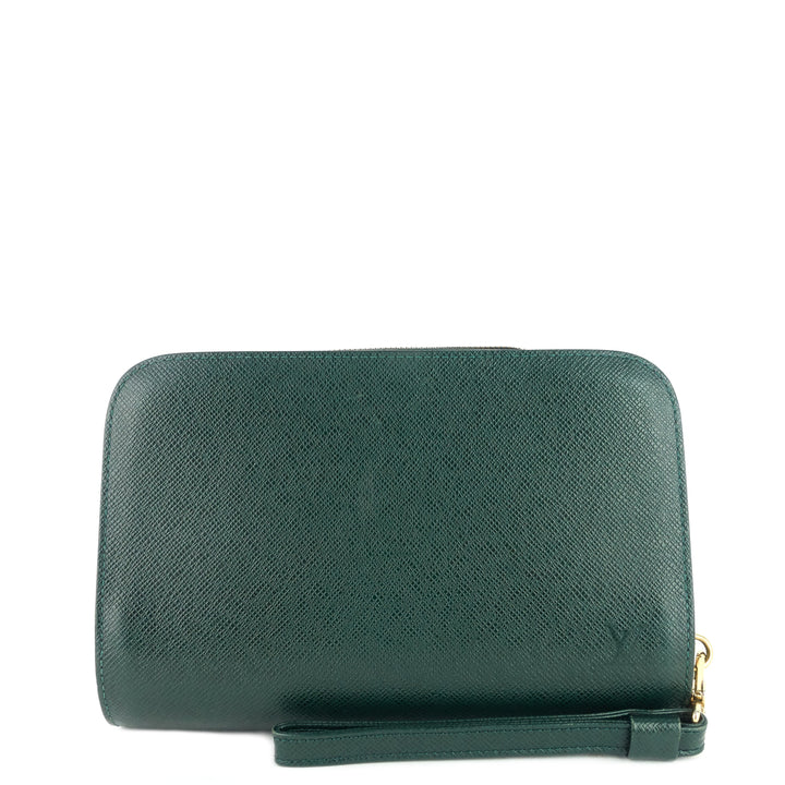 pochette baikal epicea taiga leather bag