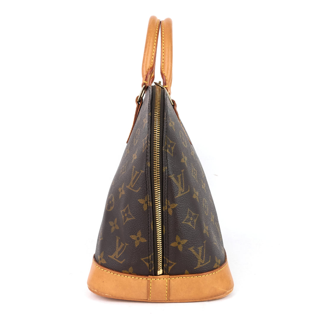 alma pm monogram canvas handbag