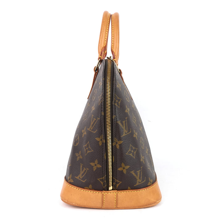 alma pm monogram canvas handbag