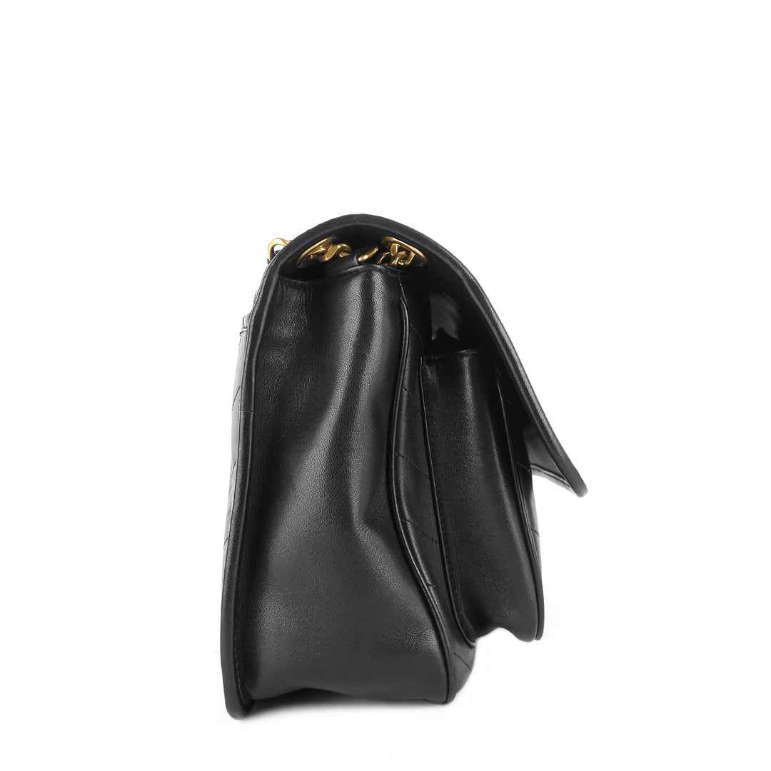 niki medium lambskin leather shoulder bag