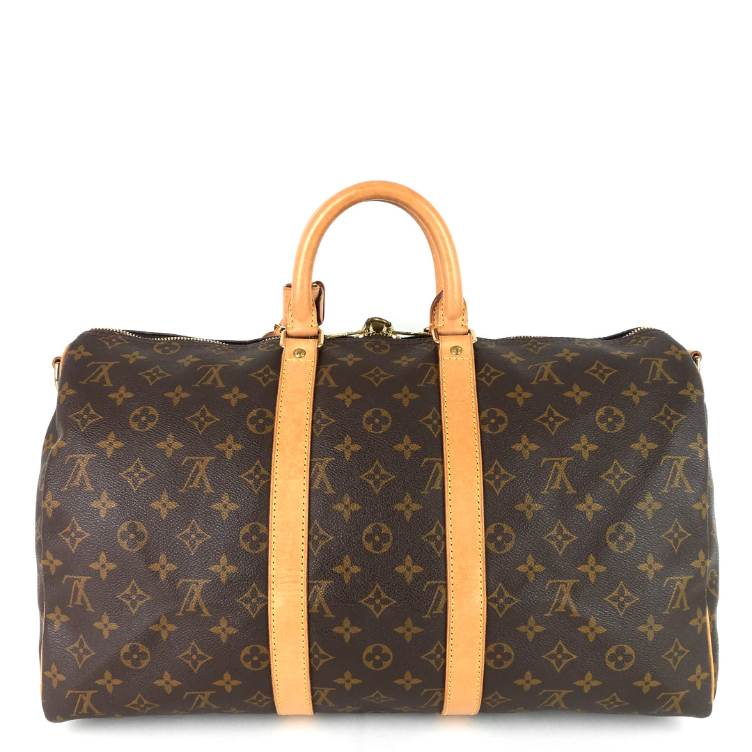 keepall 45 bandouliere monogram canvas bag