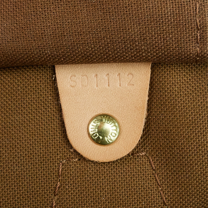 speedy 30 bandouliere monogram canvas bag