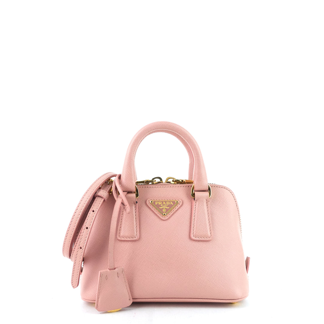 promenade mini saffiano leather bag