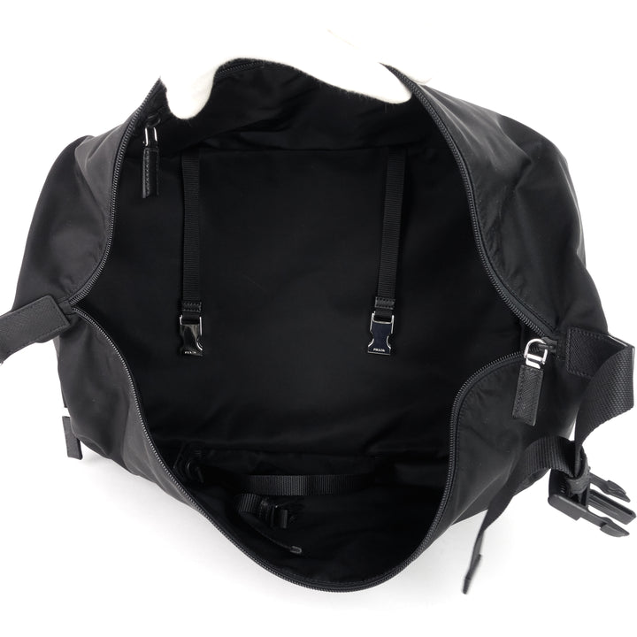 tessuto nylon large single buckle backpack