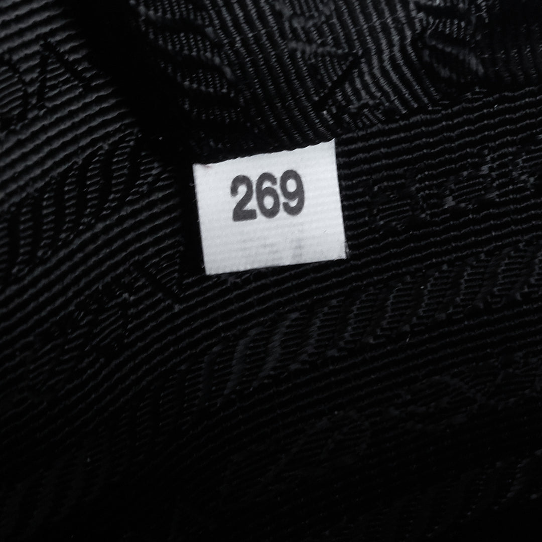 lettering logo saffiano leather briefcase bag