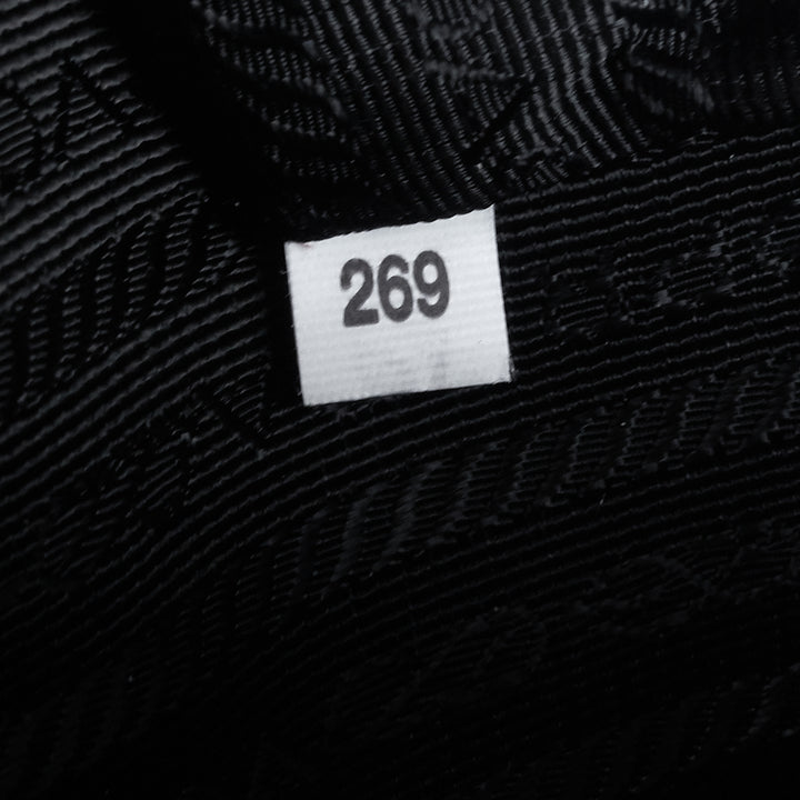lettering logo saffiano leather briefcase bag