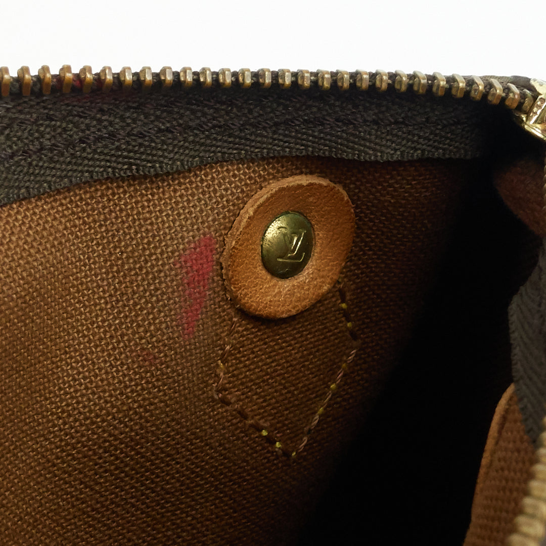 mini hl speedy monogram canvas bag with strap