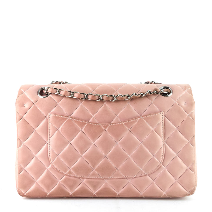 classic double flap medium lambskin leather bag