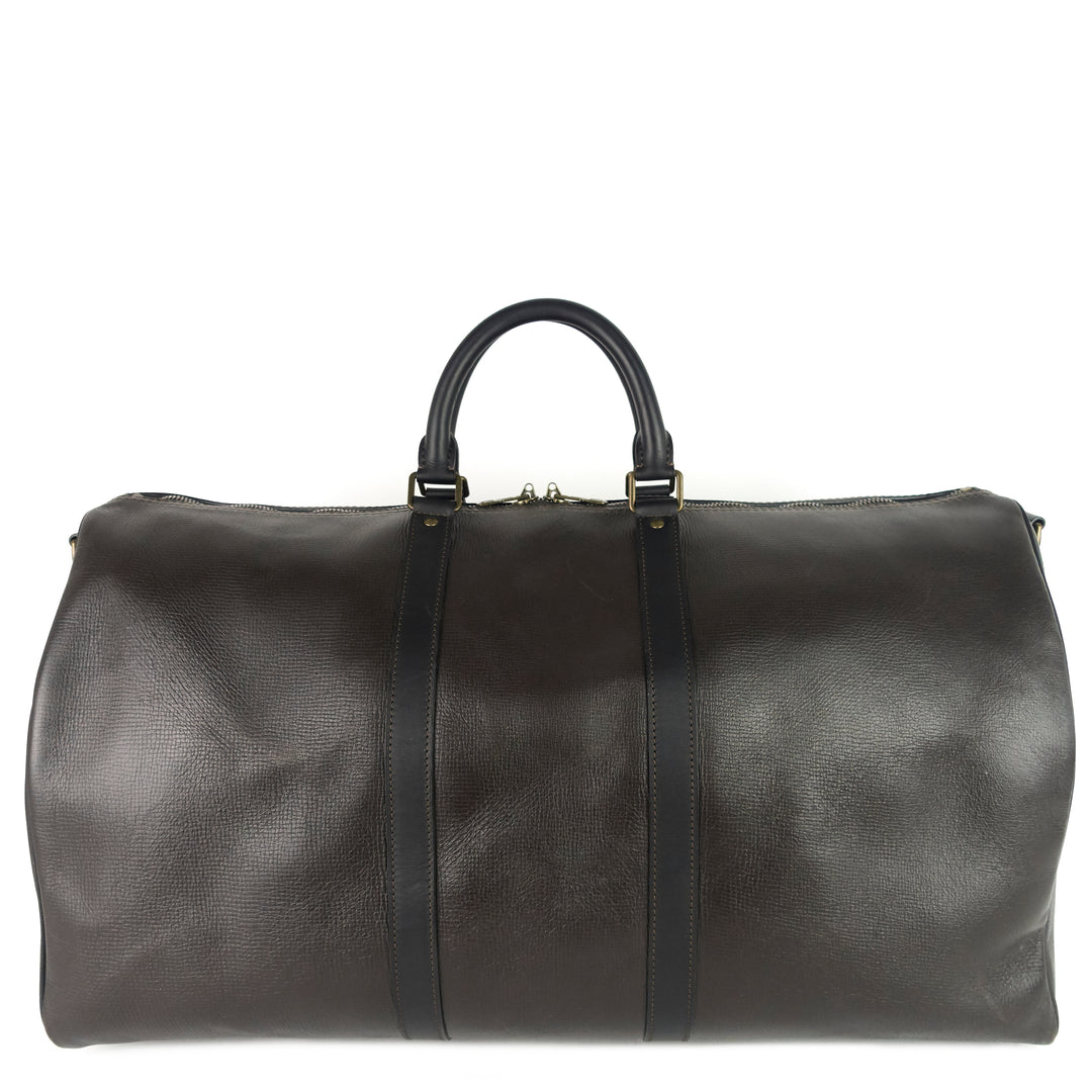 keepall bandoulière 55 utah leather bag